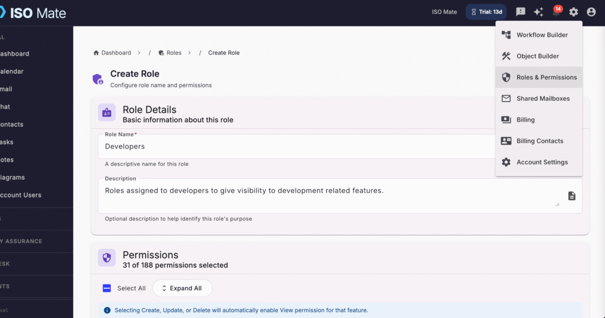 User & Role Management